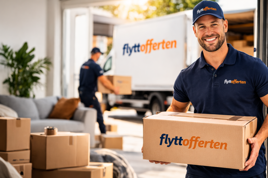 Flyttofferten.se - personal Personal hjälper kunden att flytta - Flyttofferten.se